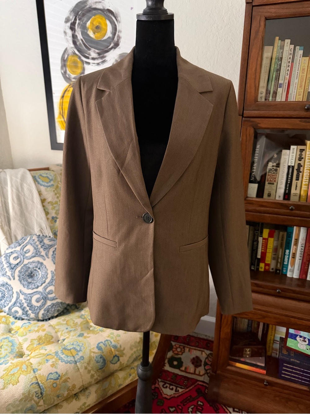 NWT b.young BYDANTA CL Blazer 2 Brown Sample Size 36 Tailored Blazer